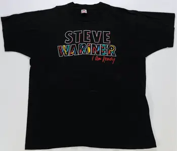 Retų Senovinių Steve Wariner aš Esu Pasiruošęs 1991 Kelionių Marškinėliai 80s 90s Šalies Muzikos XL