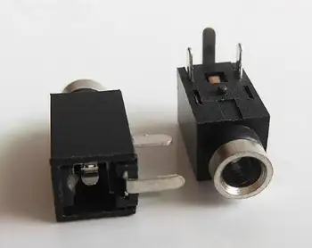10VNT 2,5 mm, Moteris Audio Jungtis 3 Pin CINKAVIMAS Ausinių Lizdas PJ-210