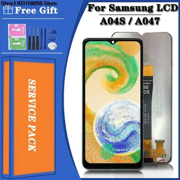 Substituição padaryti digitador padaryti tela táctil para Samsung Galaxy A04s, LCD A047F, A047M, SM-A047F, DS, 6,5