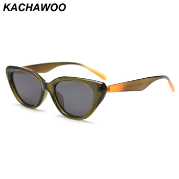 Kachawoo poliarizuoti akiniai nuo saulės katės akis moterų alyvuogių žalia raudona retro saulės akiniai vyrams tendencijos lauko Vasaros atspalvių unisex