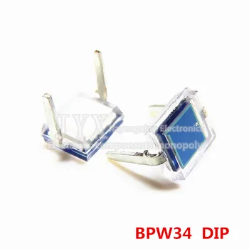 2vnt/daug naujos originalios BPW34 BPW34S Fotodiodo CINKAVIMAS-2 SMD-2 PIN silicio daviklis