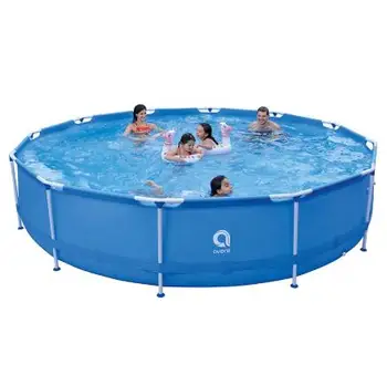 Mėlynas metalinis rėmas baseinas nešiojamų rėmo baseinai 450cm x 90cm