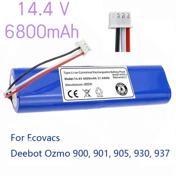 Naujos originalios 14,4 V 6800mAh Roboter-staubsauger Batterie Pack für Ecovacs Deebot Ozmo 900, 901, 905, 930, 937
