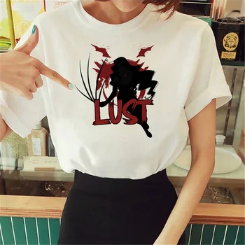 Fullmetal Alchemist t-marškinėliai moterims anime harajuku juokingi marškinėliai mergina y2k drabužiai