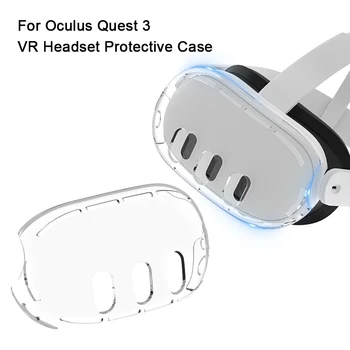 VR Ausines Padengti Meta Quest 3 Galvos Ekrano Apsaugos Atveju Anti-scratch apsauga nuo dulkių Lucency už Oculus Quest 3 Priedai