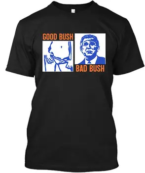 NWT Geras Bušo Blogas Bush George Walker Bush Juokingas JAV Derlius Logotipas T-SHIRT S-4XL
