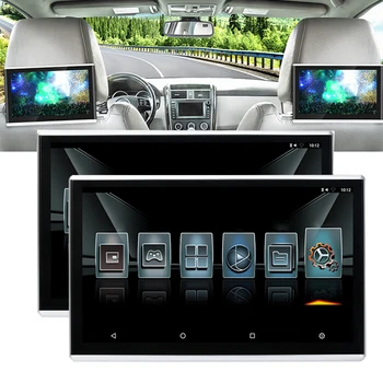 9/10 Colių Android 9.0 Automobilių TV Pogalvių Monitorius Touch Screen Auto Galinės Sėdynės Ekranas Automobilio Vaizdo Grotuvai, WIFI, Bluetooth, HDMI in