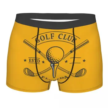 Juokinga Golfo Klubo Logotipas Boksininkų, Šortai, Kelnaitės vyriškos apatinės Kelnės Patogios apatinės Kelnės Apatiniai