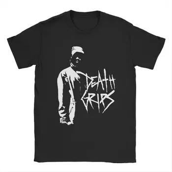 Vyrai T-Shirt Death Grips MC VAŽIUOTI Unikalus Medvilnės Marškinėliai trumpomis Rankovėmis T Shirts Crewneck Rūbų, Grafinis
