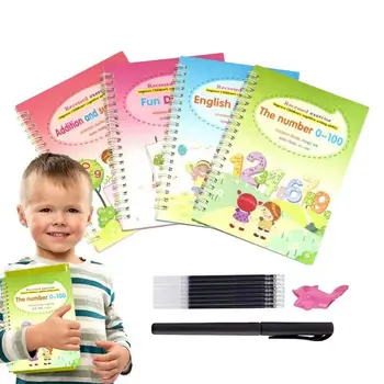 Išdrožomis Rašysenos Praktika 4 Daugkartinio Naudojimo Praktika Copybooks Vaikams Išdrožomis Praktikos Copybook Pagerinti Pen Kontrolės Galimybę