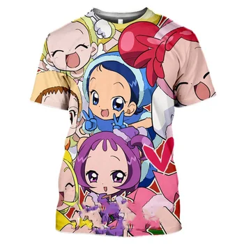 CLOOCL Ojamajo Doremi Anime Merginos Harajuku Karšto Pardavimo Vyrai Moterys Unisex 3D Drabužius Harajuku T-Shirt Streetwear Plus Size T Shirts