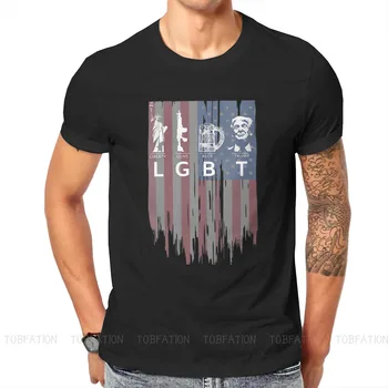 Alaus gėrimas Vyrų Marškinėlius LGBT Moterų Laisvės Ginklai Koziris Individualumą T Shirt Grafikos Palaidinės Nauja Tendencija