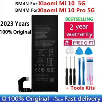 Originalaus Akumuliatoriaus BM4M BM4N Už Xiaomi Mi 10 Pro 5G Xiaomi 10Pro Mi10 5G Originali Telefono bateria Baterijas +Dovana Įrankiai