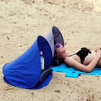 Nešiojamų Lauko Kempingas Paplūdimio Veido Palapinė Skėčiai Mažas Markizės Mini Galva Palapinė Lengvas Lankstymo UV Apsauga nuo Saulės Pasislėpti