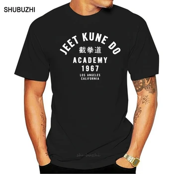 Jeet Kune Do Akademijos Priekio Atgal - Custom Vyrų T-Shirt Viršūnes Tees shubuzhi Vasaros Naują Stilių Vyrų Aukštos Kokybės Tees Marškinėliai Kūrėjas