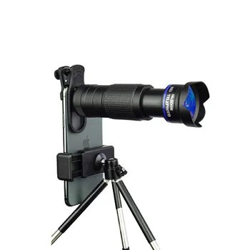 36x optinis priartinimas teleskopas telefono kamera, objektyvai Foto Turėtojas clip-on mobiliųjų telefonų objektyvas