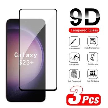 3PCS Grūdintas Stiklas Samsung Galaxy S21 S20FE S23 S22Plus A72 A53 A34 A32 A54 5G A50 A51 A70 A71 A60 A42 A52 Screen Protector