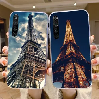 Paryžiaus Eifelio Bokštas Telefoną Atveju Xiaomi 13 12 11T 10 9 Redmi Pastaba 11 10 10S Pro Redmi 9 9A Skaidrus Telefono Dangtelį