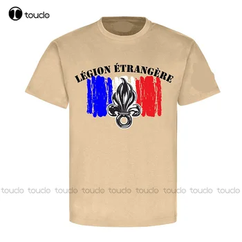 Vyrų Kūrybos Atsitiktinis Trumpomis Rankovėmis Marškinėlius Užsienio Legiono Veteranai Prancūzijos Užsienio Patria Nostra 