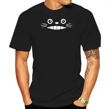 Totoro Įkvėpė Šypsnys Anime Duoklė Marškinėlius vyrų marškinėliai