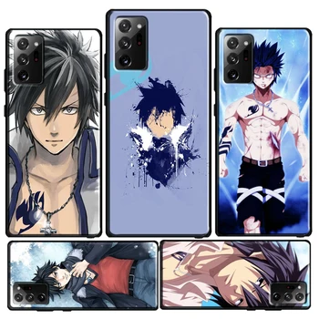 Pilka Fairy Tail Case For Samsung Galaxy S21 Ultra S20 FE S8 S9 S10 Plius 20 Pastaba S22 Ultra 10 Pastaba Plus