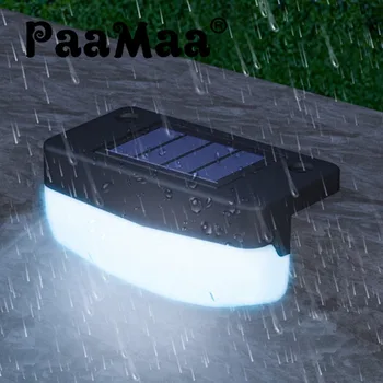 PaaMaa LED Saulės Laiptų Šviesos Vandeniui Lauko Sodo Ištrauka Kiemas, Terasa Atitvaro Žingsnis Šviesos Kraštovaizdžio Šviesos