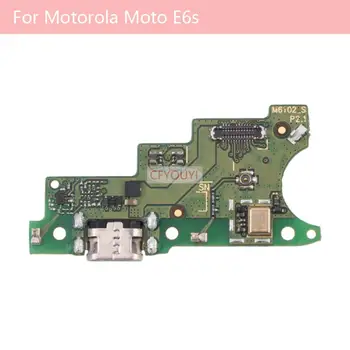 20pcs/daug NAUJA Motorola Moto E6 / E6S / E6 Plius / E6 Žaisti USB Įkrovimo Valdybos Doke Uosto Flex kabelis, Remontas, Dalys