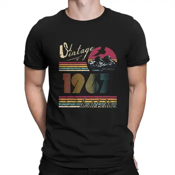 Gimtadienis Nuo 1967 m T Marškinėliai vyriški 100% Medvilnės Cool T-Shirt Įgulos Kaklo Visos Originalios Dalys, Trišakiai trumpomis Rankovėmis Drabužius, Naują Atvykimo