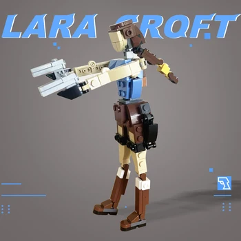 SS Tombed Raiders Lara Croft Brickheadz Nuotykių Žaidimai Plytų Moterų figūrėlių Modelio Kūrimo Bloką Vaikas Žaislas Gimtadienio Dovana