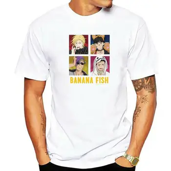 Bananų Žuvų Marškinėlius Hip-Hop Grafinis T Marškinėliai Atsitiktinis Marškinėliai Vyrams trumpomis Rankovėmis Apvalios Kaklo Marškinėliai Topai Vyrai Moterys Marškinėlius