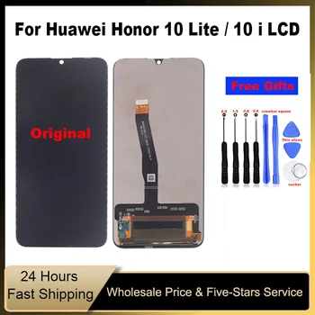 100% Testas Huawei Honor 10 Lite LCD Ekranas Jutiklinis Ekranas atsarginių Dalių, Skirtų Pagerbti 10i LCD Jutiklinis Ekranas HRY-LX1 HRY-LX2