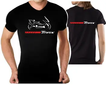 Tmax T-Max 560 Xmax 300 Fanatizmo Karšto Pardavimo 100% Medvilnės vyriški trumpomis Rankovėmis Viršūnes & Tees Motociklų T-shirt Marškinėliai