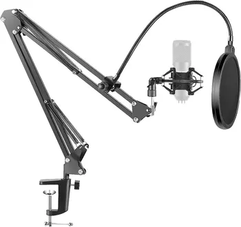 Neewer NW-35 Mikrofonas Pakabos Bumas Žirkliniai Svirtimi Transliacijos, Voice-Over, Įrašymo, Žaidimas Blue Yeti Putinas