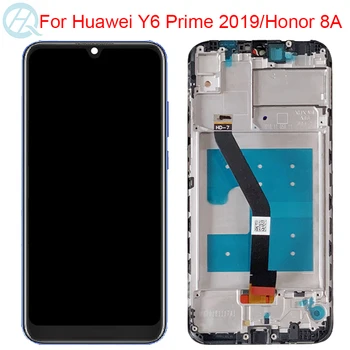 Garbės 8A LCD Huawei Y6 Pro 2019 Ekranas Su Rėmo 6.09