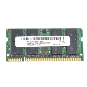 MT DDR2 4GB 800Mhz RAM PC2 6400S 16 Žetonų 2RX8 1.8 V 200 Smeigtukai SODIMM Laptop Memory Patvarus