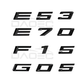 Automobilių 3D ABS Kamieno Kėbulo, Važiuoklės Kodas Žodžių Raidės Logotipas Ženklelis Emblema Optikos Lipdukas BMW X5 E53 E70 