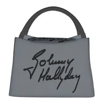 Prancūzų Roko Legenda Johnny Hallyday Šiluminė Izoliacija Pietūs Krepšiai Moterims Pietūs Nešti Biuro Lauko Sandėliavimo Valgio Maisto Dėžutę