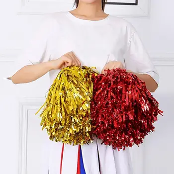 Lengva Nešiotis Cheerleader Vertus Gėlių Eco-friendly Nudžiuginti Universalus 2 Holdingo Žiedas Futbolo, Krepšinio Rungtynės Pompon