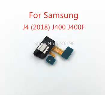 1pcs Ausinės Ausinių Audio jungtis Flex Kabelis Samsung Galaxy J4 2018 J400 J400F Lizdas Jack Uoste Su Mikrofonu