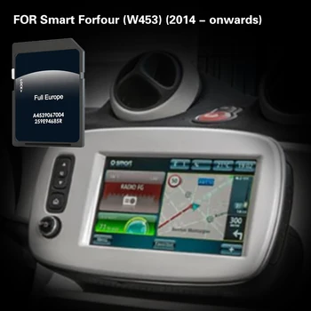 Tinka Smart Forfour (W453) (2014 - m) GPS Žemėlapis SD Kortelę Aprėpties Europoje, Graikija, Nyderlandai, Norvegija, Vokietija